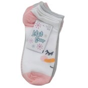 Wholesale - 3pk KIDS SNOWMAN NS SOCKS SIZE 6-8 C/P 60, UPC: 300271027257